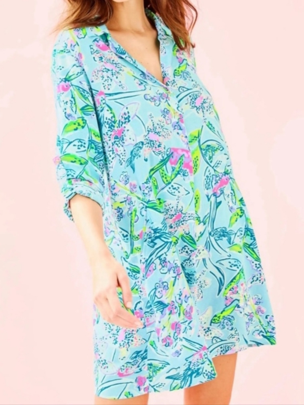 🩵 Lilly Pulitzer Lilith Tunic Dress XL